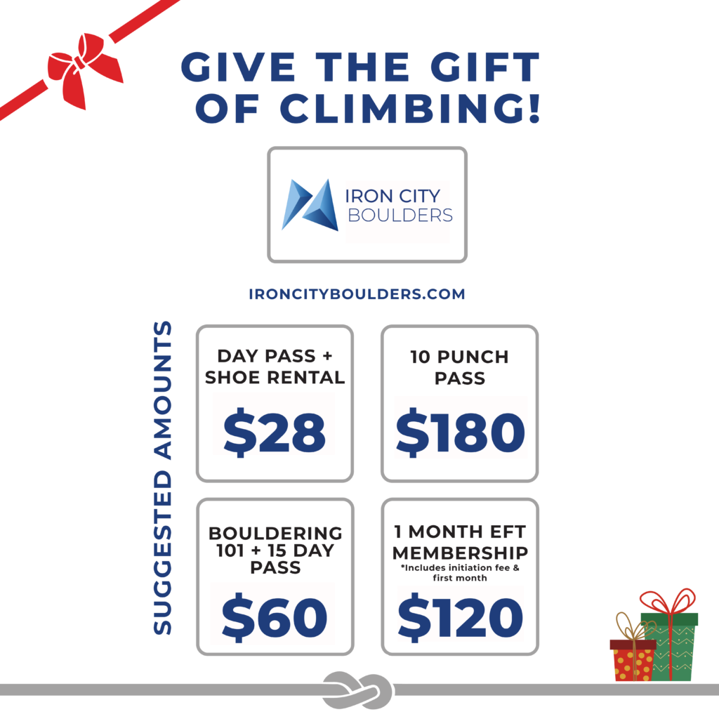 Iron City Boulders Gift Cards