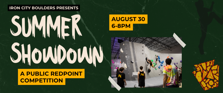 Summer Showdown Redpoint Indoor Climbing Competition
